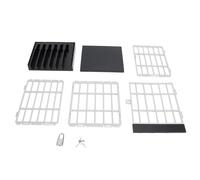 Caja de Bloqueo de la cárcel del teléfono Celular, la Jaula de la prisión de los teléfonos móviles Negros para la Fiesta de Tiempo Familiar en el Aula 5.12x5.91x7.48in (Gris Negro)