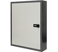 Caja de bloqueo de llaves montada en la pared, armario de llaves de acero duradero con cerradura de código para almacenamiento seguro de llaves en el hogar y la oficina