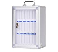 Caja de bloqueo de teléfono para aula, soporte de seguridad de aleación de aluminio con asa, perfecto para oficina, fábrica y uso escolar, mantiene los dispositivos seguros y nizados