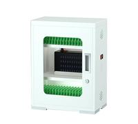 Caja de bloqueo de teléfono recargable y estadística de carga segura para teléfonos y tabletas (45 x 26 x 58 cm) con puertos USB, ideal para eventos y oficinas