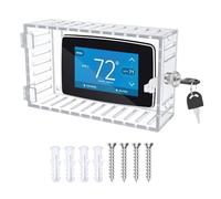 Caja de Bloqueo de Termostato Universal con Llave, Cubierta de Termostato Transparente Grande para Termostato de Pared, Protector de Termostato para Termostato de Pared, 18 * 10 * 5
