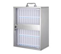 Caja de bloqueo para teléfono celular montada en la pared, armario de almacenamiento seguro para escuelas y oficinas, 24/36/48 ranuras, almacenamiento de teléfono celular con mano para eventos