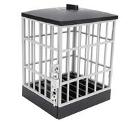 Caja de bloqueo para teléfono celular, prisión para teléfonos móviles con temporizador, bloqueo seguro, soporte para teléfono inteligente, almacenamiento para teléfono inteligente (Negro y gris)