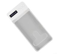 Caja de bloqueo para teléfono inteligente con función de presionar para desbloquear y ajustes precisos del temporizador para responsabilidad del comportamiento (blanco)