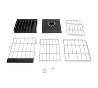 Caja de bloqueo para teléfono móvil en prisión con temporizador, caja de seguridad inalámbrica para encerrar teléfonos, jaula con cerradura y llave para 6 teléfonos, ideal para el (Negro Gris)