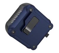 Caja de bloqueo segura para pods 4 con cancelación activa de ruido con cadenas de choque protector de choque mangas de cielo, protector de auriculares