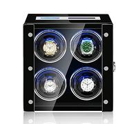 Caja de bobinado spinner Tiradores de reloj: reloj inteligente Shaker Antimagnetic Mechanical Watch Worning Dispositivo de la pantalla táctil Caja de almacenamiento a prueba de polvo con control
