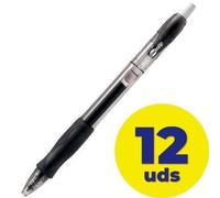 Caja de Bolígrafos de Tinta de Gel Bic Gelocity 526275/ 12 unidades/ Negros
