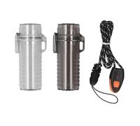 Caja de bolsillo a prueba de agua, funda protectora para llaves, plástico, portátil, para acampar al aire libre, equipo esencial de viaje para senderismo, Camping, deportes (En blanco y negro)