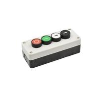 Caja de botón de inicio y parada Señal de flecha que indica inicio y parada, caja botón impermeable automomentáneo, interruptor emergencia, control manual industrial(FOUR)