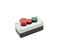 Caja de botón de inicio y parada Señal de flecha que indica inicio y parada, caja botón impermeable automomentáneo, interruptor emergencia, control manual industrial(Emergency stop)