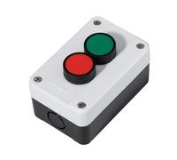 Caja de botón de inicio y parada Señal de flecha que indica inicio y parada, caja botón impermeable automomentáneo, interruptor emergencia, control manual industrial(E)