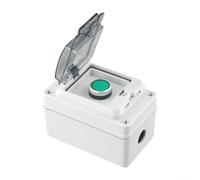 Caja de botón impermeable IP66 con interruptor momentáneo de 1 manera para aplicaciones de energía eléctrica, ferrocarriles y contaminación ambiental