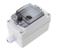 Caja de botones eStop impermeable con acción instantánea, para operaciones de maquinaria pesada (sin botón)