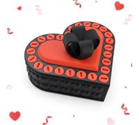 Caja de Broma Twist en Forma de Corazón con Puzzle de Tornillos y Falsa Caca, Regalo Divertido para San Valentín, Gag para Adultos, Parejas y Amigos
