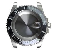 Caja de Buceo Cristal Zafiro, 40mm, for NH35 NH36 NH34 8215 Eta2824, Movimiento 28,5mm, Dial Sub 316L, Piezas Repuesto, 1 ud(Solid Bottom Cover 3,For NH35 36)
