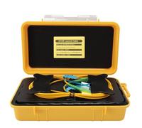 Caja de cable de arranque para OTDR, modo único, 2000 m, con conector SC angular; eliminador de zona muerta en fibra óptica para pruebas con OTDR; cable de extensión de prueba