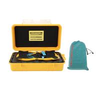 Caja de cable de lanzamiento OTDR, herramienta de prueba de fibra óptica SC UPC a SC UPC de 500 m, eliminador de zona muerta OTDR con carcasa de ABS para pruebas LAN, WAN, MAN,