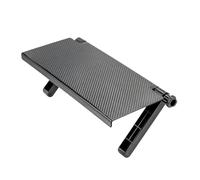 Caja de cables, soporte flotante sin agujeros, ahorra espacio | Soporte para monitor de TV con estante y almacenamiento para sala de estar, cine en casa