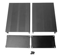 Caja de Caja de Aluminio para proyectos, Caja de Caja de Aluminio Negro DIY Caja electrónica Caja de Proyecto electrónica Caja de refrigeración de Proyecto de Placa de Circuito DIY de Arena 2.2 x 4.2