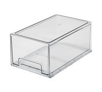 Caja de cajón para frigorífico, contenedor sellado eficiente, caja de almacenamiento de alimentos, apilable, organizador de congelador, contenedor de alimentos