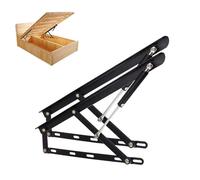 Caja de cama resistente con muelles de gas, mecanismo de elevación hidráulico hacia arriba para un mejor almacenamiento de la cama, kit de elevación neumática para tatami y camas altas