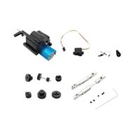 Caja de cambios de 2 velocidades compatible con 370 reemplazo de engranaje de metal de potencia para B1 B-1 B14 B-14 B16 B-16 B24 B-24 C14 C-14 1/16 Piezas de repuesto de automóvil RC Fit universal(C)