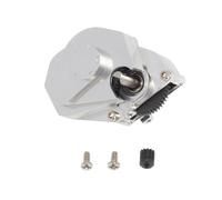 Caja de cambios de aleación de aluminio con caja de cambios RC para AXIAL SCX24 AXI90081 Cerrojo AXI00004 B17 AXI00001 C10 AXI00002 JLU AXI00006 Ford Bronco AXI0005 RC Car (plata)