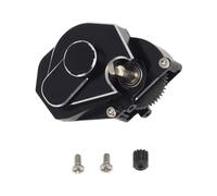 Caja de cambios de aleación de aluminio con caja de cambios RC para AXIAL SCX24 AXI90081 Cerrojo AXI00004 B17 AXI00001 C10 AXI00002 JLU AXI00006 Ford Bronco AXI0005 RC Car (negro)