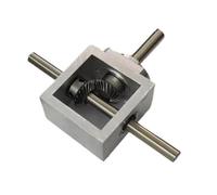 caja de cambios dirección Dispositivo de esquina 1:1 Transmisión Engranaje cónico espiral Engranaje de transmisión en ángulo recto tipo T cruzado Conmutador de eje de salida doble de 8 mm transmisión