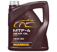Caja de Cambios Manual Aceite Motor Mannol MTF-4 Api Gl 4 75W-80 4 Litro