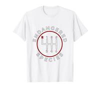 Caja de Cambios Manual de Especies en Peligro de extinción para Conductores entusiastas Camiseta