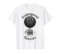 Caja de Cambios Manual de Especies en Peligro de extinción para Conductores entusiastas Camiseta
