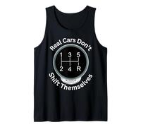 Caja de Cambios Manual de Especies en Peligro de extinción para Conductores entusiastas Camiseta sin Mangas