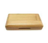 Caja de caña madera maciza bambú Oboe, Clip, almacenamiento portátil Caja de cañas de oboe(6 pcs)
