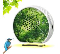 Caja de canto de pájaros, detector de movimiento, canto de pájaros, canto de pájaros, caja de sonido, soporte de pared, caja de sonido para casa, caja de sonidos de pájaros, sonido natural, para baño