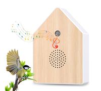 Caja de Canto de pájaros Detector de Movimiento con Soporte de Pared, Caja Detectora de Movimiento Birdsong Caja de Sonidos de la Naturaleza Canto de Pájaros para Baño, SPA, Baño de Invitados