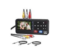Caja de Captura de Vídeo HD 1080P Convertidor de Vídeo A Digital con Pantalla de 3" Grabador de Vídeo Compatible con 4K/CVBS/VGA/YPBPR