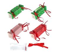 Caja de caramelo para tirar - Decoración de fiesta de Navidad, caja de cumpleaños con bolsas | Caja de regalo de vacaciones para adultos, mujeres, niñas, niños, mamá, papá, reunión familiar, celo