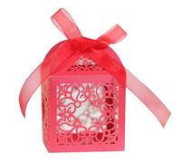 Caja de caramelos cristiana con cruz de papel de perlas para bombones