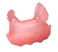 Caja de caramelos de cristal para gallina en nido, tarros de dulces con tapa, decoración de mesa cubierta de caramelos, plato de postre, cuenco cubierto de regalo