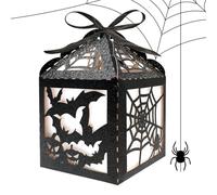 Caja de caramelos de Halloween | CHAUVE-SOURIS Contenedor para golosinas y aperitivos ahuecados | Bolsas de regalo de Halloween para oficina de cocina sala de casa embrujada clase