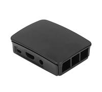 Caja de Carcasa de Carcasas de Micro computadora ABS Cubierta Protectora de Retardante con respiraderos de enfriamiento para 3 B+ Todos los Puertos acceden a Negro Duradero