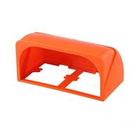 Caja de carcasa impermeable de doble enchufe de formato 86 para tomas de corriente externas en entornos exteriores húmedos o húmedos (naranja)