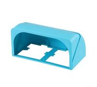 Caja de carcasa impermeable de doble enchufe de formato 86 para tomas de corriente externas en entornos exteriores húmedos o húmedos (azul)