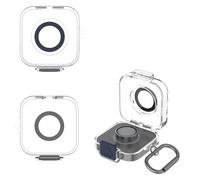 Caja de carga de TPU para Oura Ring Gen 4, fundas protectoras, cubierta transparente antiarañazos, funda protectora de accesorios de anillo inteligente (azul oscuro)