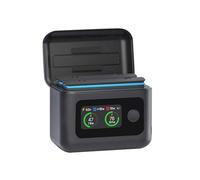 Caja de carga rápida de 2 baterías para accesorios de batería Insta360 X5, USB-C de carga rápida, funda de almacenamiento