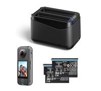 Caja de Carga rápida de batería para Insta360 X4 Air Caja de Almacenamiento Carga rápida Inteligente Cargador de batería Doble Hub Cámara Deportiva USB Tipo C Accesorios Statio
