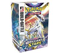 Caja de cartas Build and Battle de Pokémon Sword and Shield Brilliant Stars, 4 paquetes de refuerzo