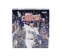 Caja de cartas coleccionables 2025 Topps Stadium Club Baseball Mega (2 paralelos en sepia por caja)